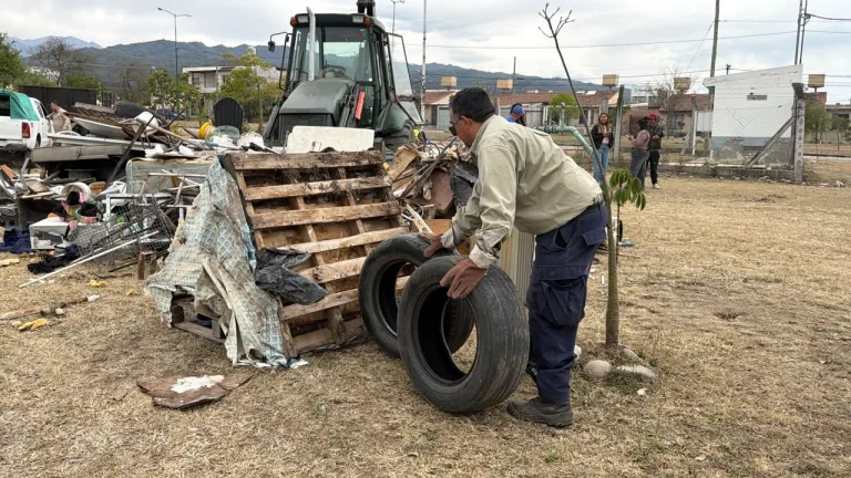 Se recolectaron 6 toneladas de chatarra en el operativo en zona norte