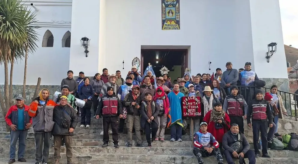 Milagro 2026: peregrinos de Santa Victoria Oeste iniciaron una travesía de más de 500 kilómetros hacia la Catedral